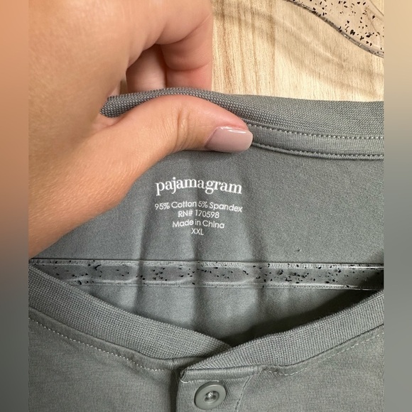 NWT Mens pajamagram Henley shirt size XXL - Picture 6 of 6